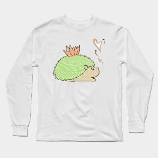 Succulent hedgehog Long Sleeve T-Shirt